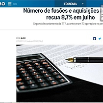 Nmero de fuses e aquisies no pas recua 8,7% em julho